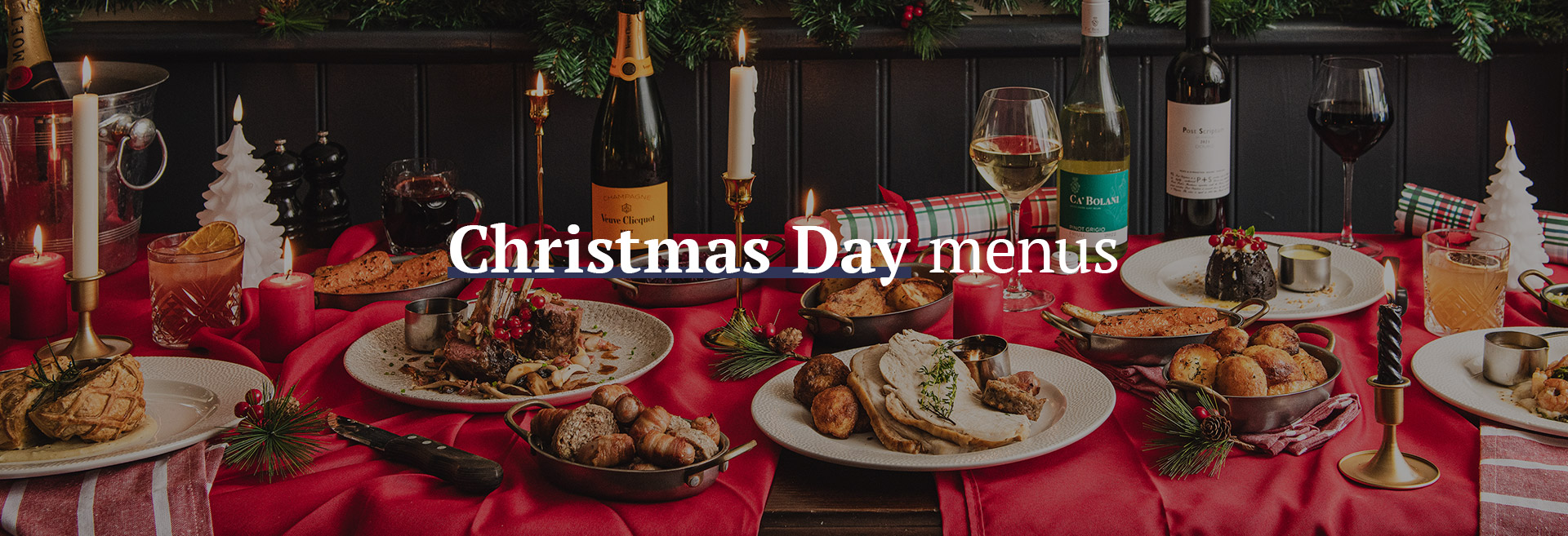 Christmas Day Menu at The Commercial